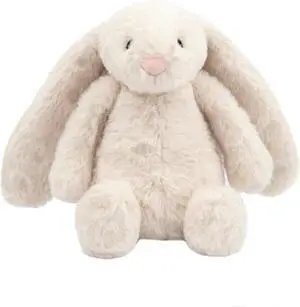 Bunny Buddy Squeaky Plush Dog Toy - Beige, Medium | Soft Plush, Squeaks & Crinkles, Perfect for Moderate Chewers, Toss & Fetch Play, Stress & Anxiety Reliever, Ideal Gift Toy Bunny Buddy Squeaky Plush Dog Toy - Beige, Medium | Soft Plush, Squeaks & Crinkles, Perfect for Moderate Chewers, Toss & Fetch Play, Stress & Anxiety Reliever, Ideal Gift Toy