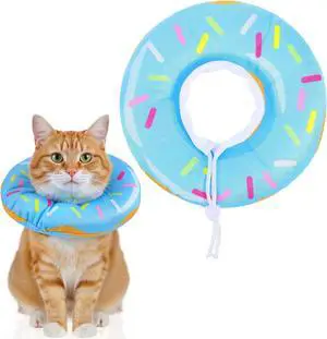 Cat Cone Collar Adjustable Cat Recovery Collar Soft Cone Cute Cats Collars After Surgery Kitten Recovery Cones to Stop Licking Pet Elizabethan Collars for Cats Kittens and PuppiesBlue Cat Cone Collar Adjustable Cat Recovery Collar Soft Cone Cute Cats Collars After Surgery Kitten Recovery Cones to Stop Licking Pet Elizabethan Collars for Cats Kittens and PuppiesBlue