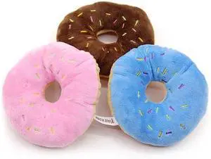 3Pcs Colorful Pet Toy Donut-Shape Squeaky Squeaker Puppy Dog Pet Cat Kitten Sound Chews Toy Random Color Sturdy and Practical Simple and Sophisticated DesignEndless Fun ToysDog Squeak Toys 3Pcs Colorful Pet Toy Donut-Shape Squeaky Squeaker Puppy Dog Pet Cat Kitten Sound Chews Toy Random Color Sturdy and Practical Simple and Sophisticated DesignEndless Fun ToysDog Squeak Toys