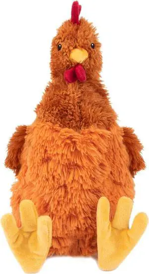Interactive Squeaky Dog Toy - Crinkle Chicken, Brown | Stuffing Free Body, Soft, Squeaks & Crinkles, No Mess, Perfect for Moderate Chewers, Toss and Fetch Play Interactive Squeaky Dog Toy - Crinkle Chicken, Brown | Stuffing Free Body, Soft, Squeaks & Crinkles, No Mess, Perfect for Moderate Chewers, Toss and Fetch Play