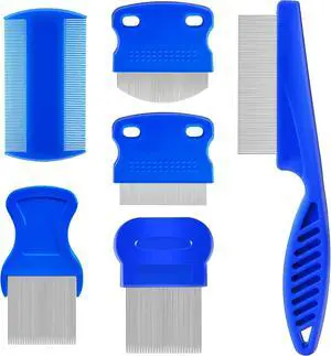 6 Pcs Flea Lice Comb,Stainless Steel Tear Stain Remover,Professional dog eye comb, Flea and Tick Combs for Dogs & Cats, Fine Tooth Dog Comb for Grooming 6 Pcs Flea Lice Comb,Stainless Steel Tear Stain Remover,Professional dog eye comb, Flea and Tick Combs for Dogs & Cats, Fine Tooth Dog Comb for Grooming