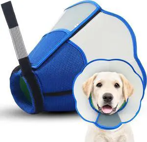 Hard & Heavy Plastic Dog Cone Collar Alternative for Lab Golden GSD (Small&Medium Sized), Adjustable Elizabethan Protective Cone for Healing, Comfortable Pet Recovery Collar Cone of Shame Anti-Lick Hard & Heavy Plastic Dog Cone Collar Alternative for Lab Golden GSD (Small&Medium Sized), Adjustable Elizabethan Protective Cone for Healing, Comfortable Pet Recovery Collar Cone of Shame Anti-Lick