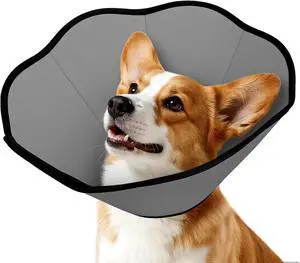Dog Cone Collar After Surgery, Soft Dog Cone Alternative to Stop Licking,Adjustable Elizabethan Recovery Cones for Small to Large Sized Dogs Dog Cone Collar After Surgery, Soft Dog Cone Alternative to Stop Licking,Adjustable Elizabethan Recovery Cones for Small to Large Sized Dogs