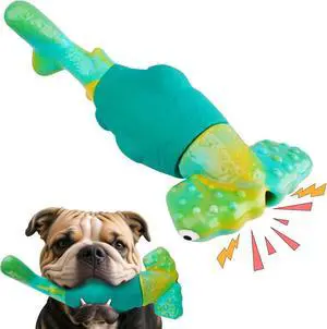 Dog Toys for Aggressive Chewers, Squeaky Tough Chew Toys | Indestructible Interactive Dog Chew Toys for Large Dogs, Keep Them Busy, Gift Toys for Medium/Large Breed (Green) Dog Toys for Aggressive Chewers, Squeaky Tough Chew Toys | Indestructible Interactive Dog Chew Toys for Large Dogs, Keep Them Busy, Gift Toys for Medium/Large Breed (Green)