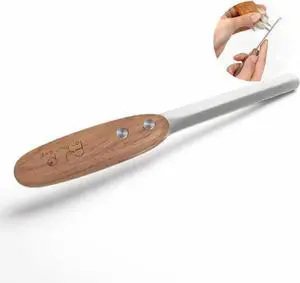 Dog Nail File - Diamond Coated Metal Nail File for Dogs and Cats, Ergonomic Walnut Handle, Smooth and Shape All Toenail Types, Remove Burs for Indoor & Outdoor Pets Dog Nail File - Diamond Coated Metal Nail File for Dogs and Cats, Ergonomic Walnut Handle, Smooth and Shape All Toenail Types, Remove Burs for Indoor & Outdoor Pets
