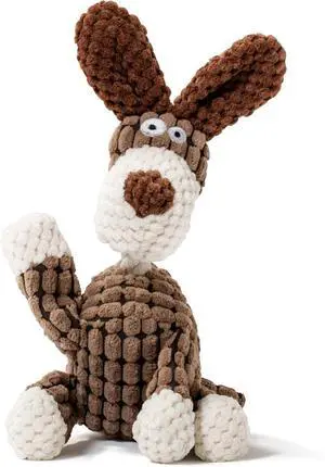 Squeaky Plush Dog Toys - Adorable Animal Designs with Soft Cotton Filling, Cute Stuffed Dog Chew Toys for Small, Medium Non-Aggressive Chewing Dogs Chewer (Brown Dog) Squeaky Plush Dog Toys - Adorable Animal Designs with Soft Cotton Filling, Cute Stuffed Dog Chew Toys for Small, Medium Non-Aggressive Chewing Dogs Chewer (Brown Dog)