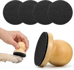 Dog Nail Scratch Board, Wooden Scratch Pad for Nails with 4 Replaceable Sandpaper Sheets for Pet Dogs & Cats, Nail Grinder Board for Gentle Claw Care Dog Nail Scratch Board, Wooden Scratch Pad for Nails with 4 Replaceable Sandpaper Sheets for Pet Dogs & Cats, Nail Grinder Board for Gentle Claw Care