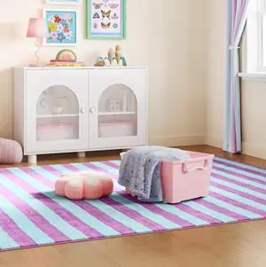 Mainstays Kids Large Pink Plastic Stackable Rolling Toy Storage Basket with Handles Mainstays Kids Large Pink Plastic Stackable Rolling Toy Storage Basket with Handles