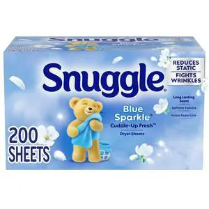Snuggle Blue Sparkle Cuddle Up Fresh Dryer Sheets, 200 Count Snuggle Blue Sparkle Cuddle Up Fresh Dryer Sheets, 200 Count