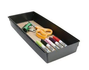 Rubbermaid, Drawer Organizer, Gray, 6 x 15 x 2 inches Rubbermaid, Drawer Organizer, Gray, 6 x 15 x 2 inches
