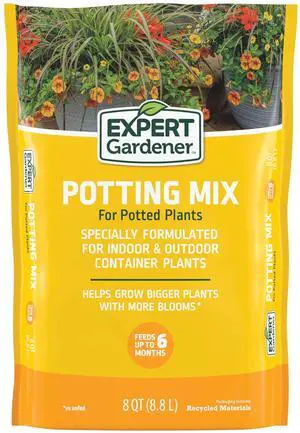 Expert Gardener Potting Mix for Potted Plants, 8 qt. Expert Gardener Potting Mix for Potted Plants, 8 qt.