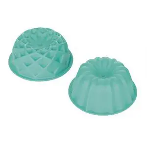 Nordic Ware Micro Bundt Pans, Microwave Safe Plastic, Blue, 2 Pans, 4.4" x 4.4" x 1.9" Nordic Ware Micro Bundt Pans, Microwave Safe Plastic, Blue, 2 Pans, 4.4" x 4.4" x 1.9"