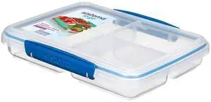 Sistema To Go Collection 820ml/3.4 Cups Multi Split Food Storage Container Sistema To Go Collection 820ml/3.4 Cups Multi Split Food Storage Container