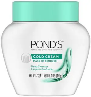PONDS Cold Cream Cleanser, Hydrating Makeup Remover & Deep Cleansing Face Cream 6.1 oz PONDS Cold Cream Cleanser, Hydrating Makeup Remover & Deep Cleansing Face Cream 6.1 oz
