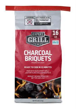 Expert Grill Charcoal Briquettes, 16 lb Expert Grill Charcoal Briquettes, 16 lb