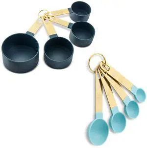 Thyme & Table 8-Piece Measuring Cup and Spoon Kitchen Utensil Set Thyme & Table 8-Piece Measuring Cup and Spoon Kitchen Utensil Set