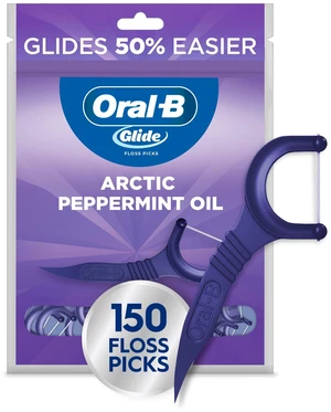 OralB Floss, Glide Arctic Peppermint Floss Picks 150 Count OralB Floss, Glide Arctic Peppermint Floss Picks 150 Count
