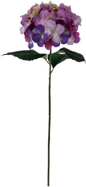Mainstays Artificial Hydrangea Flower Stem, 30.5 in, Purple, Indoor Use Mainstays Artificial Hydrangea Flower Stem, 30.5 in, Purple, Indoor Use