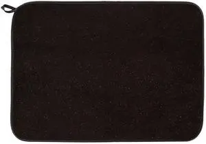 Thyme & Table Absorbent Dish Drying Mat, Black & Gold, 17.5 in x 24 in Thyme & Table Absorbent Dish Drying Mat, Black & Gold, 17.5 in x 24 in