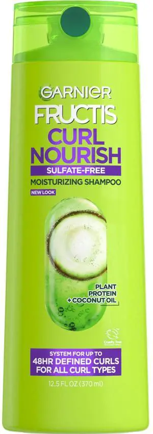Garnier Fructis Curl Nourish Moisturizing Shampoo with Elasto Protein, 12.5 fl oz Garnier Fructis Curl Nourish Moisturizing Shampoo with Elasto Protein, 12.5 fl oz