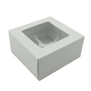 3 WHITE TREAT BOXES 3 WHITE TREAT BOXES