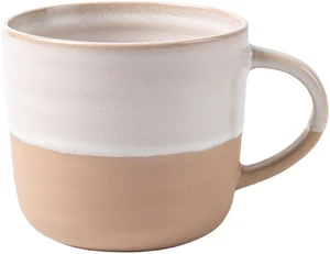 Better Homes & Gardens Collins Cream Stoneware Round Mug, 15 oz Better Homes & Gardens Collins Cream Stoneware Round Mug, 15 oz