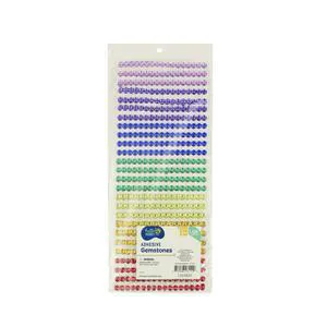 Hello Hobby Multicolor Round Gemstones 6mm, 1,326 Piece Simulated Hello Hobby Multicolor Round Gemstones 6mm, 1,326 Piece Simulated