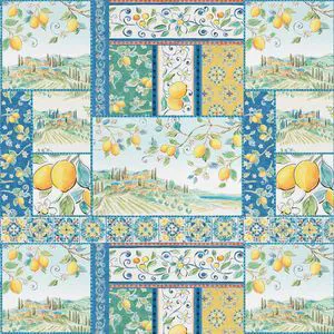 1 Yard 100% Cotton Mediterranean Breeze, Multi-color, 44" Wide for Quilting & Sewing by David Textiles 1 Yard 100% Cotton Mediterranean Breeze, Multi-color, 44" Wide for Quilting & Sewing by David Textiles