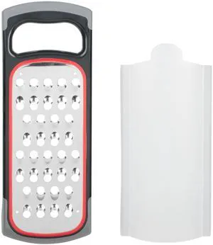 Mainstays Stainless Steel Bowl Grater with Protective Sleeve, Black Mainstays Stainless Steel Bowl Grater with Protective Sleeve, Black