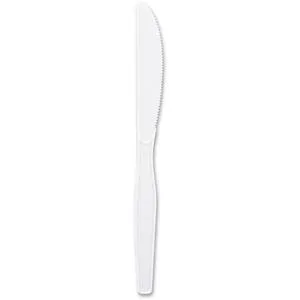 Genuine Joe, GJO10431, Heavyweight Disposable Knives, 100 / Box, White Genuine Joe, GJO10431, Heavyweight Disposable Knives, 100 / Box, White