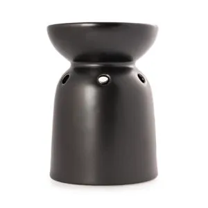 Mainstays Ceramic Tealight Warmer, Black, 1 Pc Mainstays Ceramic Tealight Warmer, Black, 1 Pc