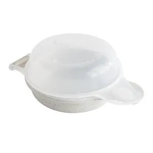 Nordic Ware Microwave Eggs 'N Muffin Pan, White, 4.1" x 4.1" Nordic Ware Microwave Eggs 'N Muffin Pan, White, 4.1" x 4.1"