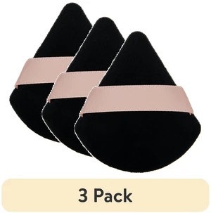 (3 pack) Equate Ultra Soft Precision Powder Puffs for Loose and Pressed Makeup, 2 Count, Black (3 pack) Equate Ultra Soft Precision Powder Puffs for Loose and Pressed Makeup, 2 Count, Black