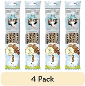 (4 pack) Milk Magic Cookies & Cream Milk Flavoring Straws 4 Count (4 pack) Milk Magic Cookies & Cream Milk Flavoring Straws 4 Count