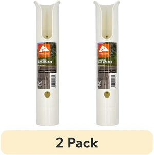 (2 pack) Ozark Trail Side Mount Plastic Marine Fishing Rod Holder (2 pack) Ozark Trail Side Mount Plastic Marine Fishing Rod Holder