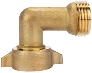 Camco 90-Degree Hose Elbow for RVs - Solid Brass Construction, Certified Lead-Free (22505) Camco 90-Degree Hose Elbow for RVs - Solid Brass Construction, Certified Lead-Free (22505)
