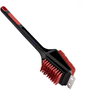 Expert Grill 3-in-1 Cold Grill Brush with Stainless Steel Scraper Expert Grill 3-in-1 Cold Grill Brush with Stainless Steel Scraper