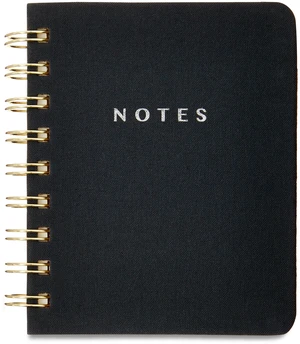 Pen+Gear Small Memo Spiral Notepad, 4 x 5 Inch, 192 Ruled Pages, Twin-Wire Binding, Hard Cover, Black Pen+Gear Small Memo Spiral Notepad, 4 x 5 Inch, 192 Ruled Pages, Twin-Wire Binding, Hard Cover, Black
