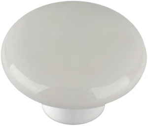 Mainstays, 34mm Diameter Cabinet Knob Ceramic White with 2 Screws 2 Pieces Mainstays, 34mm Diameter Cabinet Knob Ceramic White with 2 Screws 2 Pieces