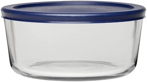 Anchor Hocking Glass Food Storage Container with Lid, 7 Cup Round Anchor Hocking Glass Food Storage Container with Lid, 7 Cup Round
