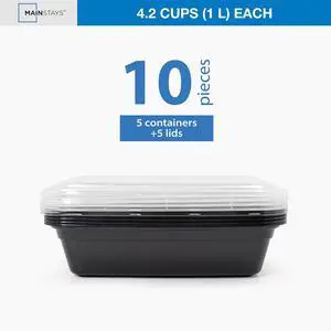 10Pack BPAFree Meal Prep Food Storage Containers,5 SingleCompartment Boxes With Lids,LeakResistant Stackable Microwave Freezer DishwasherSafe Lunch Boxes 10Pack BPAFree Meal Prep Food Storage Containers,5 SingleCompartment Boxes With Lids,LeakResistant Stackable Microwave Freezer DishwasherSafe Lunch Boxes