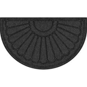 18" x 30" Gray Sunburst Utility Door Mat,Absorbent Polyester Floor Rug,NonSlip Rubber Backing,LowProfile StainResistant IndoorOutdoor Entryway Doormat 18" x 30" Gray Sunburst Utility Door Mat,Absorbent Polyester Floor Rug,NonSlip Rubber Backing,LowProfile StainResistant IndoorOutdoor Entryway Doormat