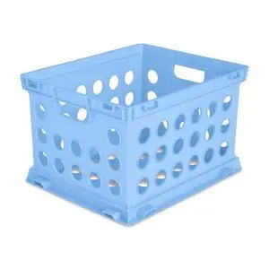 Sterilite OpenTop Plastic File Storage Crate,Stackable Organizer Bin,Fits Letter & LegalSize Hanging Folders,CarryThrough Handles,BPAFree,For Office,Dorm & School Supplies Sterilite OpenTop Plastic File Storage Crate,Stackable Organizer Bin,Fits Letter & LegalSize Hanging Folders,CarryThrough Handles,BPAFree,For Office,Dorm & School Supplies