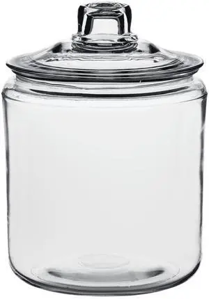 Anchor Hocking Heritage Hill 1Gallon Glass Storage Jar With Lid, WideMouth Canister, Clear Glass Container,For Pantry DryGoods,Kitchen Cookies,Laundry Pod Organization Anchor Hocking Heritage Hill 1Gallon Glass Storage Jar With Lid, WideMouth Canister, Clear Glass Container,For Pantry DryGoods,Kitchen Cookies,Laundry Pod Organization