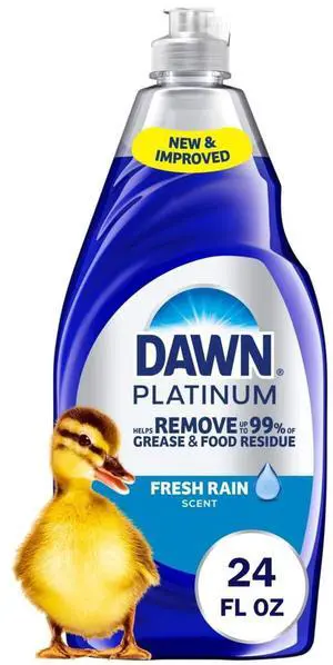 Dawn Platinum Concentrated Dish Soap, New & Improved GreaseCutting Dishwashing Liquid, Removes 99% Grease & Food Residue, GentleonHands MultiPurpose Household Cleaner Dawn Platinum Concentrated Dish Soap, New & Improved GreaseCutting Dishwashing Liquid, Removes 99% Grease & Food Residue, GentleonHands MultiPurpose Household Cleaner