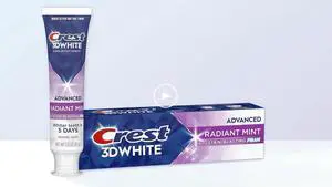 Crest 3D White Advanced Teeth Whitening Toothpaste, Radiant Mint, 2.4 oz Crest 3D White Advanced Teeth Whitening Toothpaste, Radiant Mint, 2.4 oz