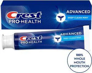Crest Toothpaste, Pro-Health Advanced Deep Clean Mint Fluoride Toothpaste, 5.1 oz Crest Toothpaste, Pro-Health Advanced Deep Clean Mint Fluoride Toothpaste, 5.1 oz
