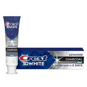 Crest 3D White Advanced Charcoal Whitening Toothpaste, 3.3 oz Crest 3D White Advanced Charcoal Whitening Toothpaste, 3.3 oz