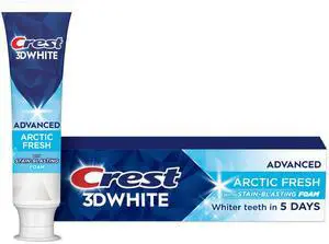 Crest 3D White Advanced Arctic Fresh Whitening Toothpaste, 3.3 oz Crest 3D White Advanced Arctic Fresh Whitening Toothpaste, 3.3 oz