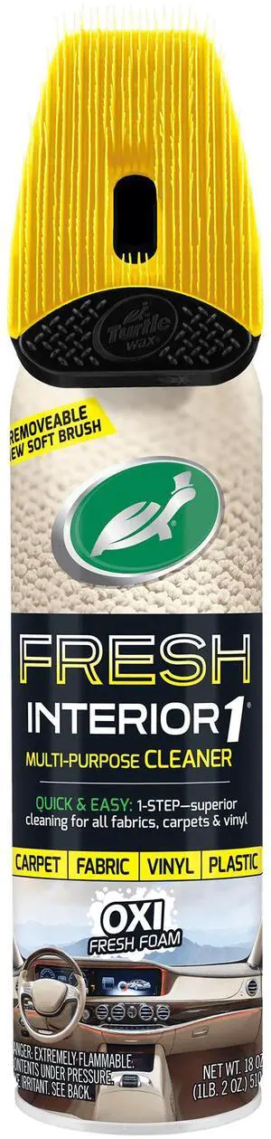 Turtle Wax Interior 1 Multi-Purpose Cleaner and Stain Remover, 18oz Turtle Wax Interior 1 Multi-Purpose Cleaner and Stain Remover, 18oz
